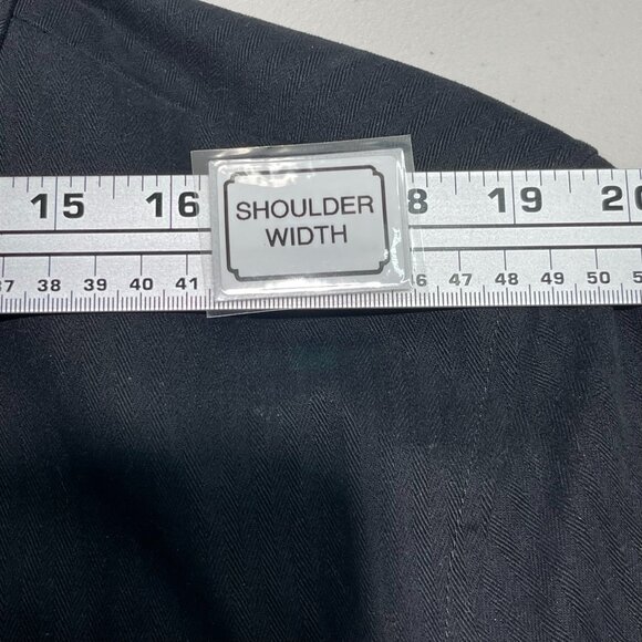 GRIND By Coffeeshop Mens Jacket Sports Coat Size‎ XXL Black Pinstripe Trandy - Picture 8 of 16